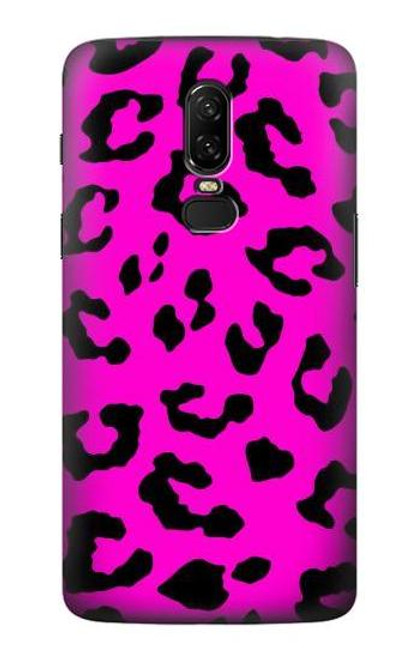 S1850 Pink Leopard Pattern Case For OnePlus 6