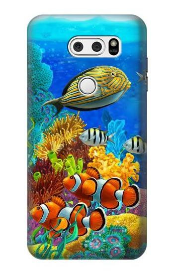 S2568 Sea Seabed Fish Corals Underwater Ocean Case For LG V30, LG V30 Plus, LG V30S ThinQ, LG V35, LG V35 ThinQ