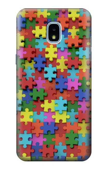 S0816 Puzzle Case For Samsung Galaxy J3 (2018), J3 Star, J3 V 3rd Gen, J3 Orbit, J3 Achieve, Express Prime 3, Amp Prime 3