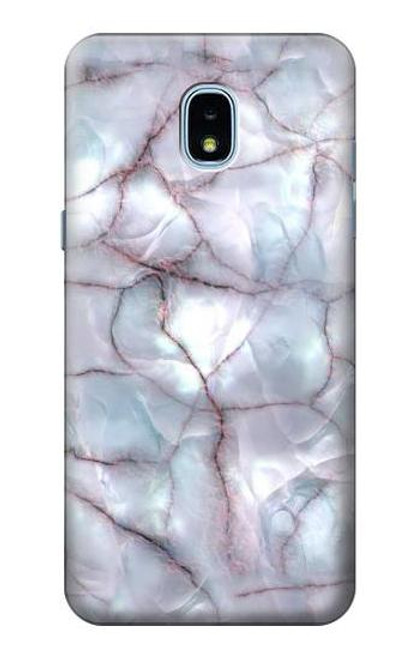 S2316 Dark Blue Marble Texture Graphic Print Case For Samsung Galaxy J3 (2018), J3 Star, J3 V 3rd Gen, J3 Orbit, J3 Achieve, Express Prime 3, Amp Prime 3