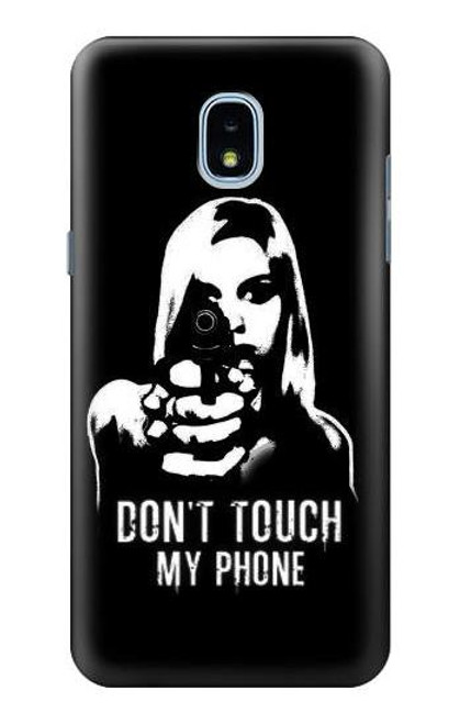 S2518 Do Not Touch My Phone Case For Samsung Galaxy J3 (2018), J3 Star, J3 V 3rd Gen, J3 Orbit, J3 Achieve, Express Prime 3, Amp Prime 3