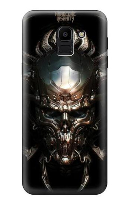S1027 Hardcore Metal Skull Case For Samsung Galaxy J6 (2018)