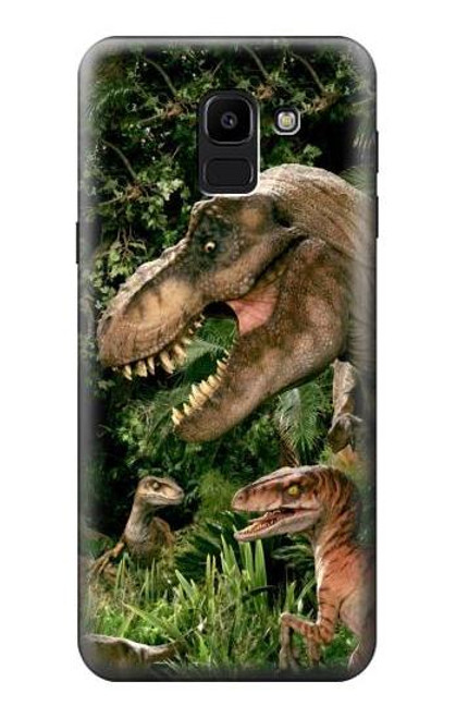 S1452 Trex Raptor Dinosaur Case For Samsung Galaxy J6 (2018)