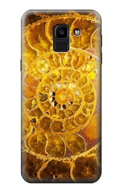 S1789 Ammonite Fossils Case For Samsung Galaxy J6 (2018)