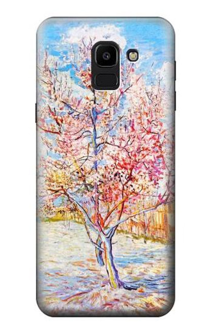 S2450 Van Gogh Peach Tree Blossom Case For Samsung Galaxy J6 (2018)