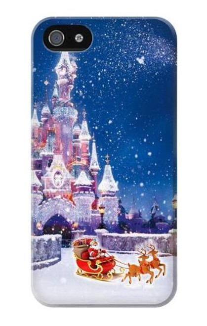 S3282 Santa Xmas Castle Case For iPhone 5 5S SE