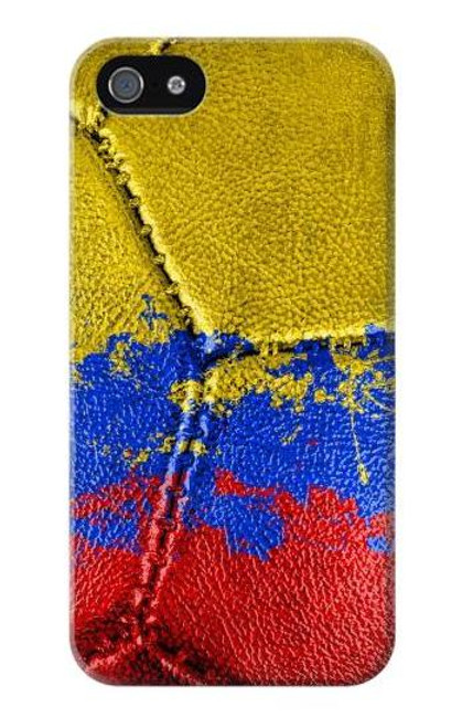 S3306 Colombia Flag Vintage Football Graphic Case For iPhone 5 5S SE