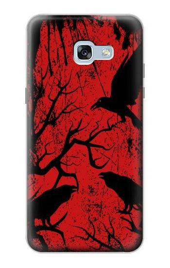 S3325 Crow Black Blood Tree Case For Samsung Galaxy A5 (2017)