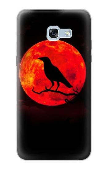 S3328 Crow Red Moon Case For Samsung Galaxy A5 (2017)