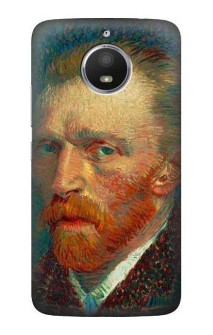 S3335 Vincent Van Gogh Self Portrait Case For Motorola Moto E4 Plus