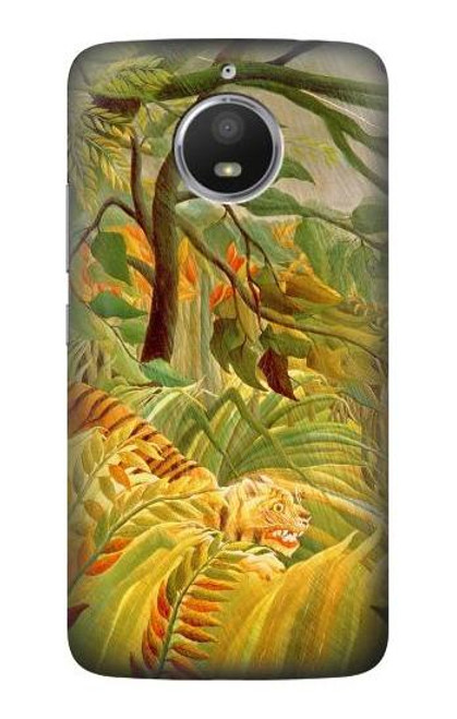 S3344 Henri Rousseau Tiger in a Tropical Storm Case For Motorola Moto E4 Plus