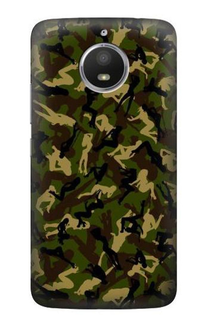 S3356 Sexy Girls Camo Camouflage Case For Motorola Moto E4 Plus