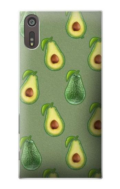 S3285 Avocado Fruit Pattern Case For Sony Xperia XZ