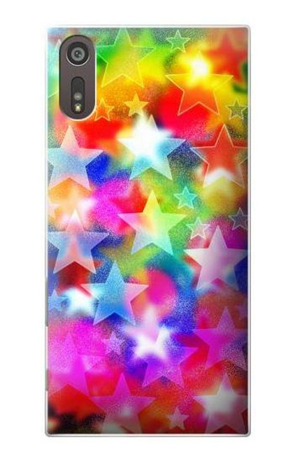 S3292 Colourful Disco Star Case For Sony Xperia XZ