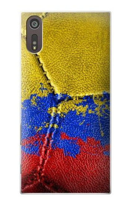 S3306 Colombia Flag Vintage Football Graphic Case For Sony Xperia XZ