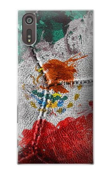 S3314 Mexico Flag Vinatage Foorball Graphic Case For Sony Xperia XZ