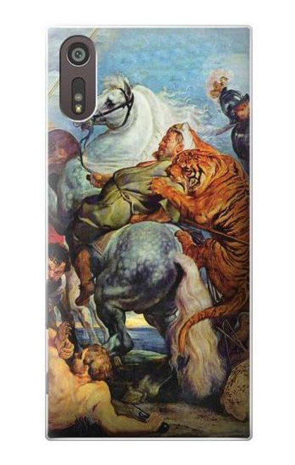 S3331 Peter Paul Rubens Tiger und Lowenjagd Case For Sony Xperia XZ