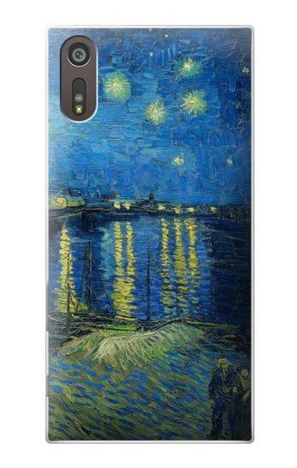 S3336 Van Gogh Starry Night Over the Rhone Case For Sony Xperia XZ