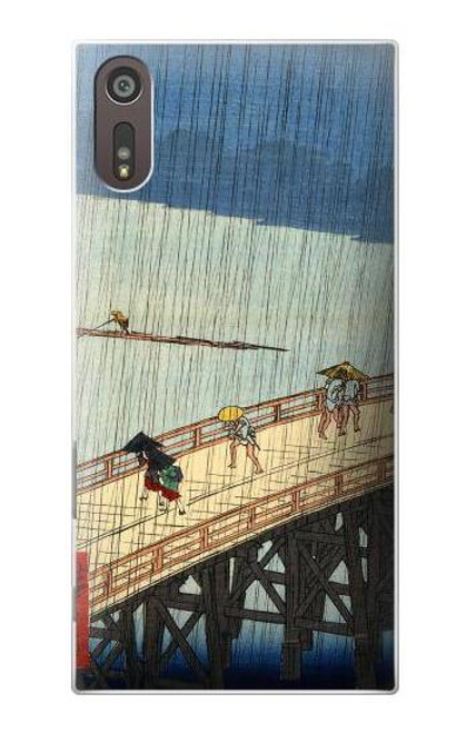 S3347 Utagawa Hiroshige Sudden shower Case For Sony Xperia XZ