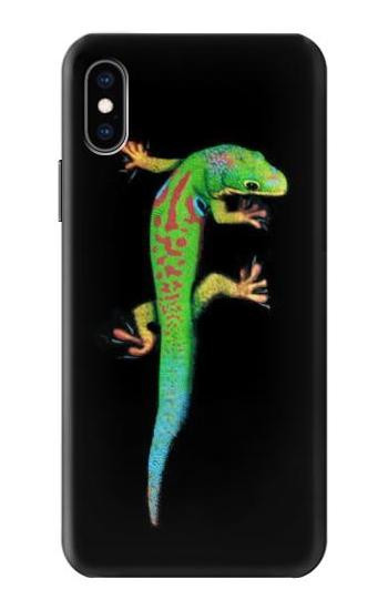 S0125 Green Madagascan Gecko Case For iPhone X, iPhone XS