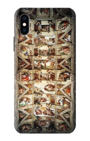 S0177 Michelangelo Chapel ceiling Case For iPhone X, iPhone XS
