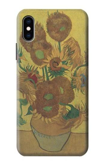 S0214 Van Gogh Vase Fifteen Sunflowers Case For iPhone X, iPhone XS