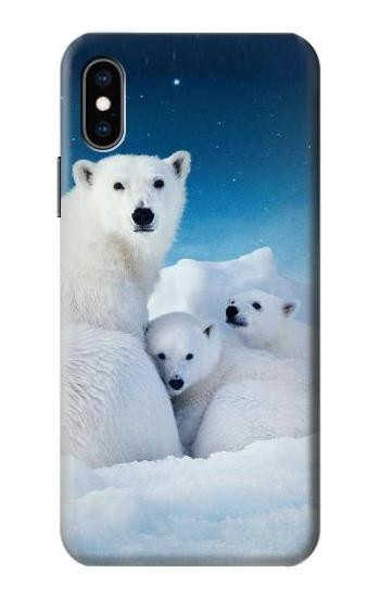 S0285 Polar Bear Family Arctic Case For iPhone X, iPhone XS