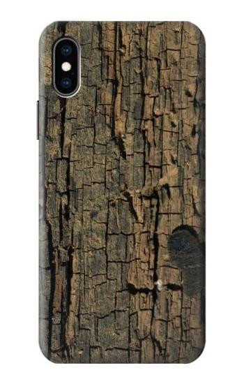 S0598 Wood Graphic Printed Case For iPhone X, iPhone XS
