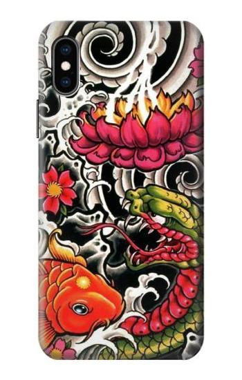 S0605 Yakuza Tattoo Case For iPhone X, iPhone XS