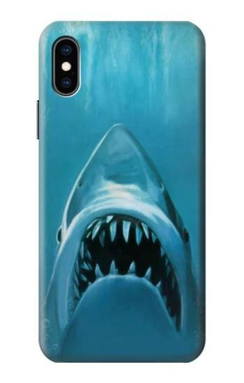 S0830 White Shark Case For iPhone X, iPhone XS