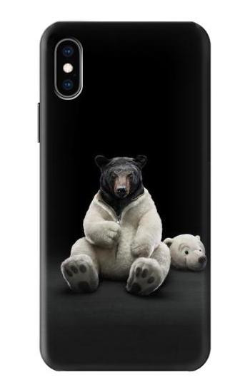 S0878 Black Bear Case For iPhone X, iPhone XS