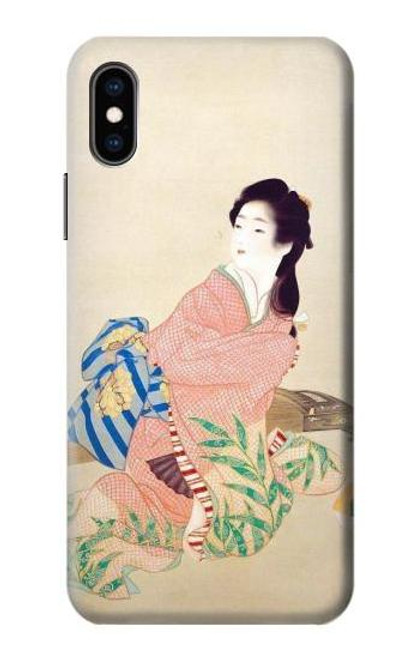 S0889 Japan Art Kimono Case For iPhone X, iPhone XS
