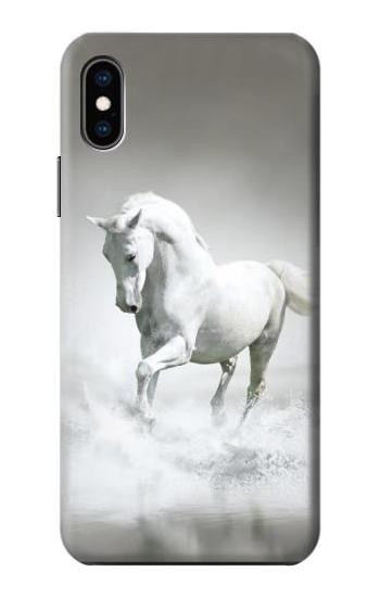 S0932 White Horse Case For iPhone X, iPhone XS