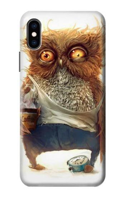 S1133 Wake up Owl Case For iPhone X, iPhone XS