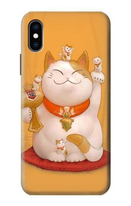 S1217 Maneki Neko Lucky Cat Case For iPhone X, iPhone XS