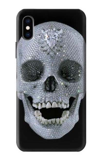 S1286 Diamond Skull Case For iPhone X, iPhone XS