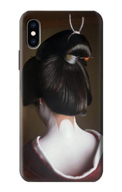 S1337 Japan Geisha Neck Case For iPhone X, iPhone XS