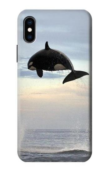S1349 Killer whale Orca Case For iPhone X, iPhone XS