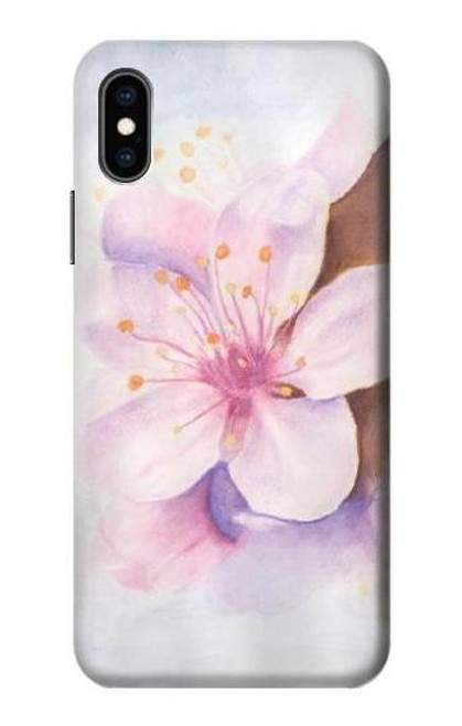 S1415 Sakura Blossom Art Case For iPhone X, iPhone XS