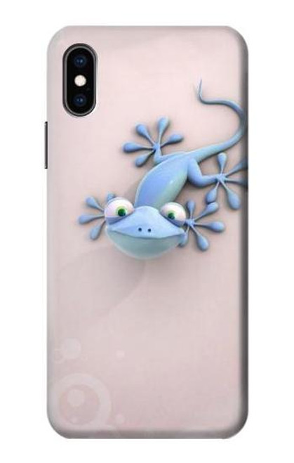 S1631 Funny Gecko Lizard Case For iPhone X, iPhone XS