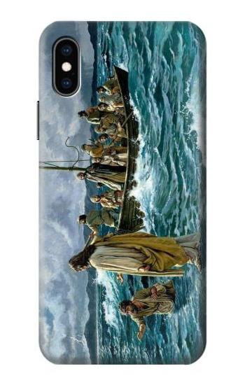 S1722 Jesus Walk on The Sea Case For iPhone X, iPhone XS