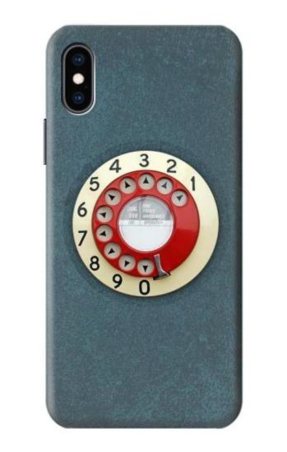 S1968 Rotary Dial Telephone Case For iPhone X, iPhone XS
