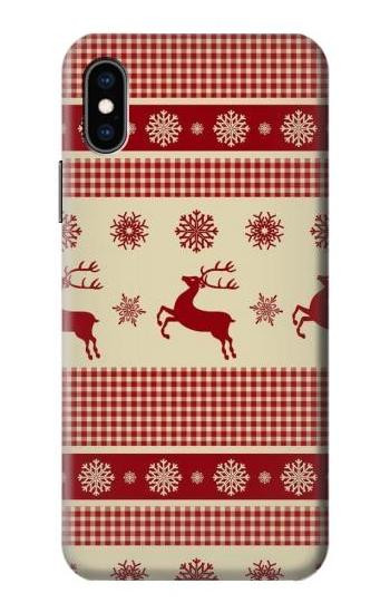 S2310 Christmas Snow Reindeers Case For iPhone X, iPhone XS