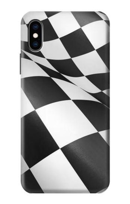 S2408 Checkered Winner Flag Case For iPhone X, iPhone XS