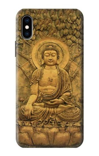 S2452 Buddha Bas Relief Art Graphic Printed Case For iPhone X, iPhone XS