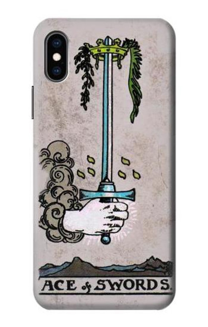 S2482 Tarot Card Ace of Swords Case For iPhone X, iPhone XS