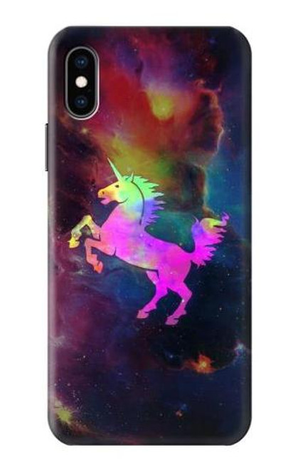 S2486 Rainbow Unicorn Nebula Space Case For iPhone X, iPhone XS