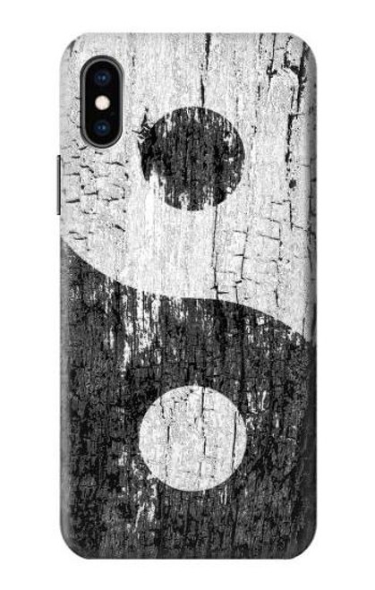 S2489 Yin Yang Wood Graphic Printed Case For iPhone X, iPhone XS