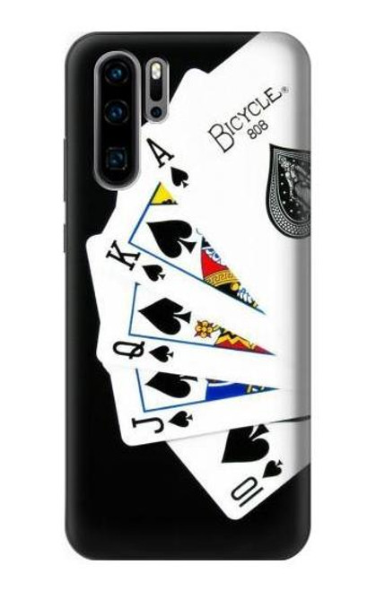 S1078 Poker Royal Straight Flush Case For Huawei P30 Pro