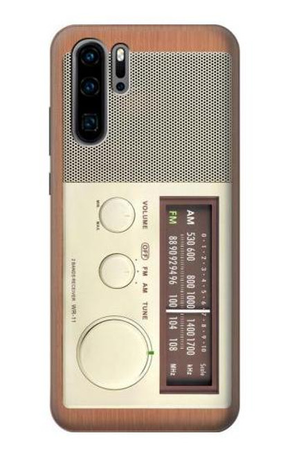 S3165 FM AM Wooden Receiver Graphic Case For Huawei P30 Pro